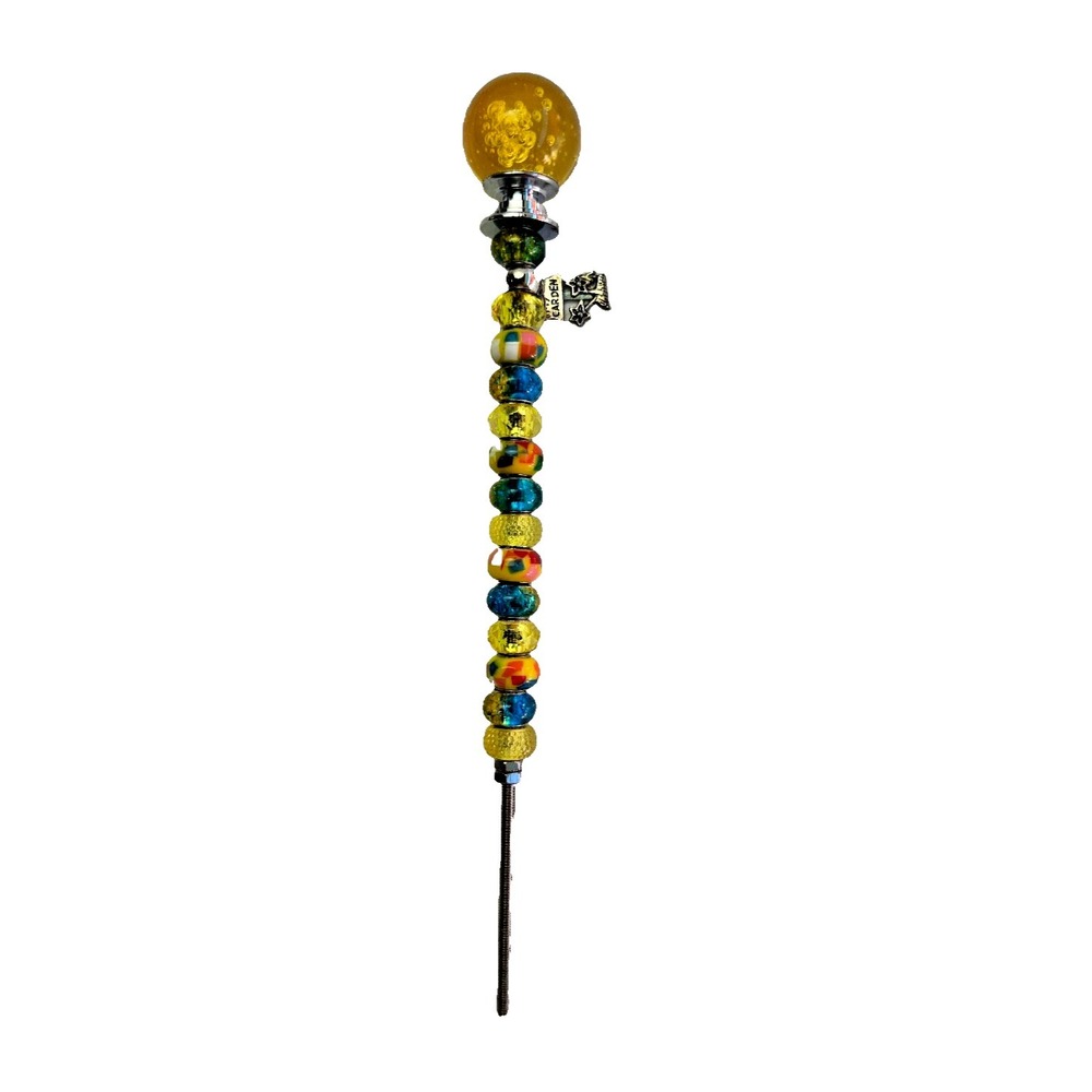Fairy‎ Garden Planter Stake 9" Glass Beads "My Garden" Decorative Yard Decor Art